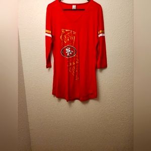 49ers woman sleepwear